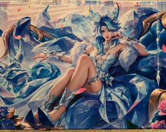 ON HAND - ***DEFECTIVE*** - ***Sold As Is***  - Only Shipping Support Avail - Rightbound TcG - Misprint - See Images - Ahri Inquisitive sp