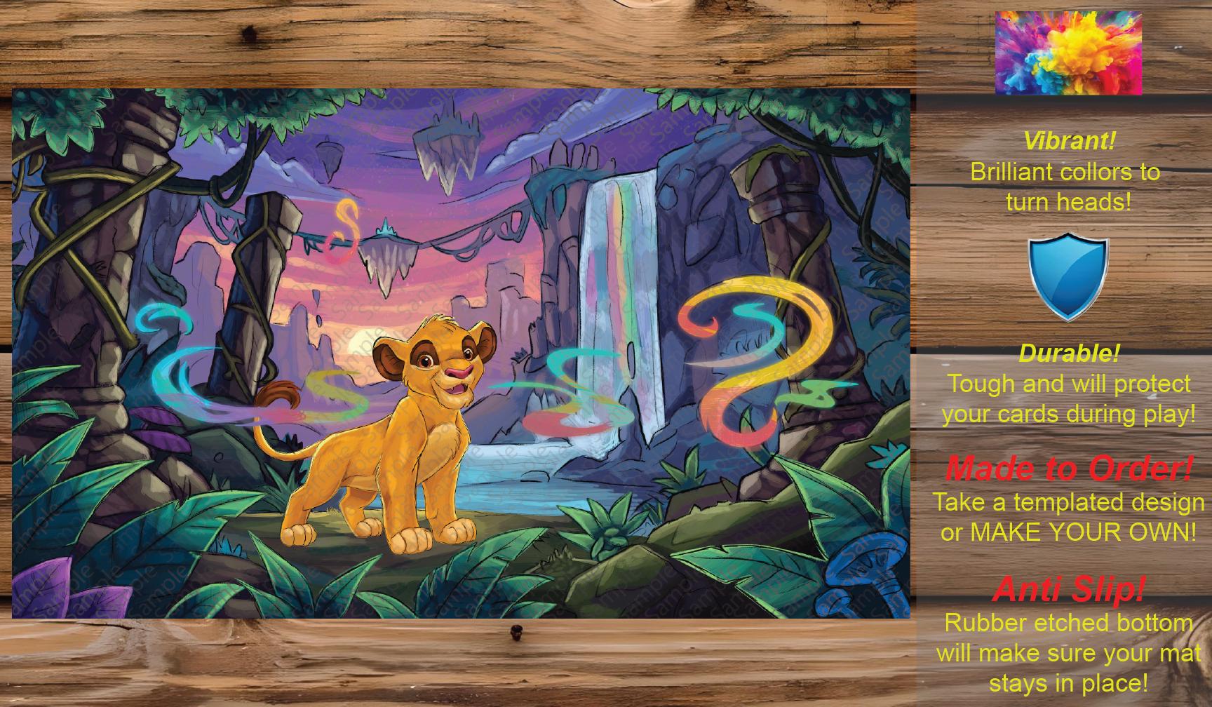 Lorcana Playmat Simba - Etsy