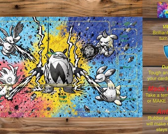 Make Your Own Custom TCG Playmat - Custom Zones for Single/Multiplayer.  Single/Double Sided. Palworld OCG SSC01 Sleeves Composite, Modified
