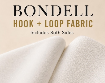 Bondell™ mjukt kardborretyg | Mjukare, tystare alternativ | Inkluderar kardborre | Sybart fäste