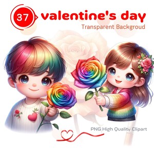 Rosas para o Dia dos Namorados, Rosas Elegantes, Presentes para o Dia dos Namorados Decorações em aquarela para o Dia dos Namorados, presentes especiais, cartões e decorações de lugares