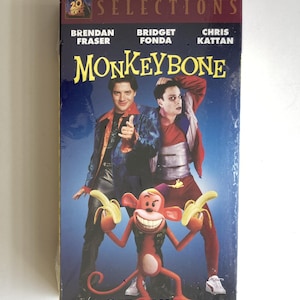 Monkeybone VHS Tape 90s Brendan Fraser Bridget Fonda Cult Comedy [SEALED]