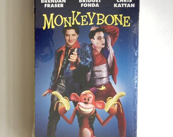 Monkeybone VHS Tape 90s Brendan Fraser Bridget Fonda Cult Comedy [SEALED]