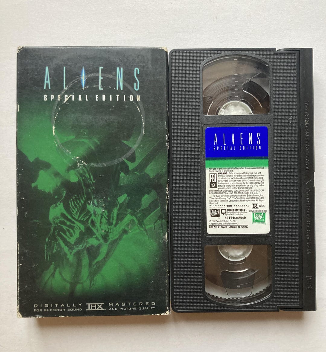Vintage Aliens VHS Tape Special Edition 1986 Cult Horror Sci-fi ...