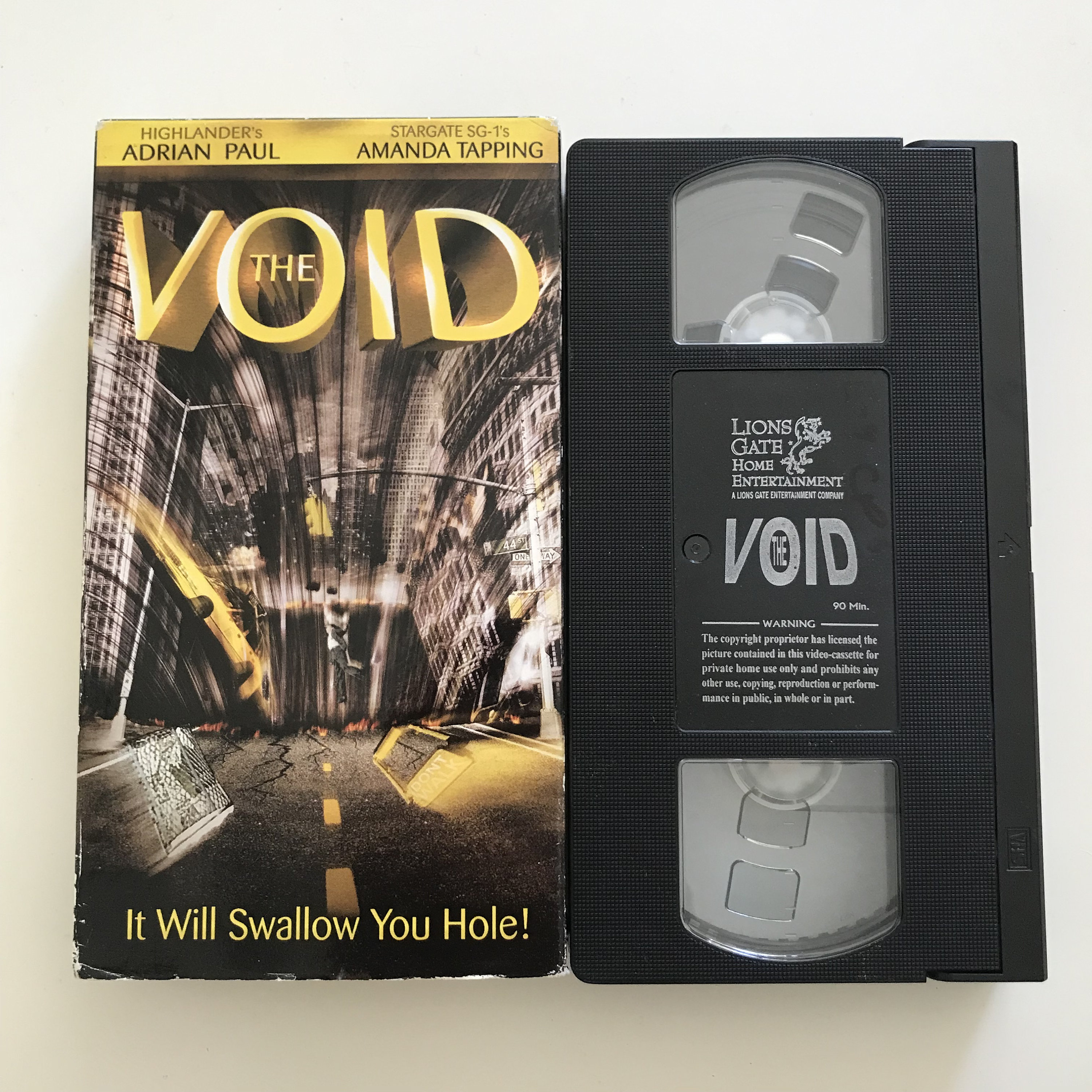 The Void VHS Tape 2001 Sci-fi Thriller B-movie - Etsy