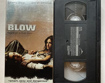 Blow VHS Tape 2001 Johnny Depp Penelope Cruz Cult Movie
