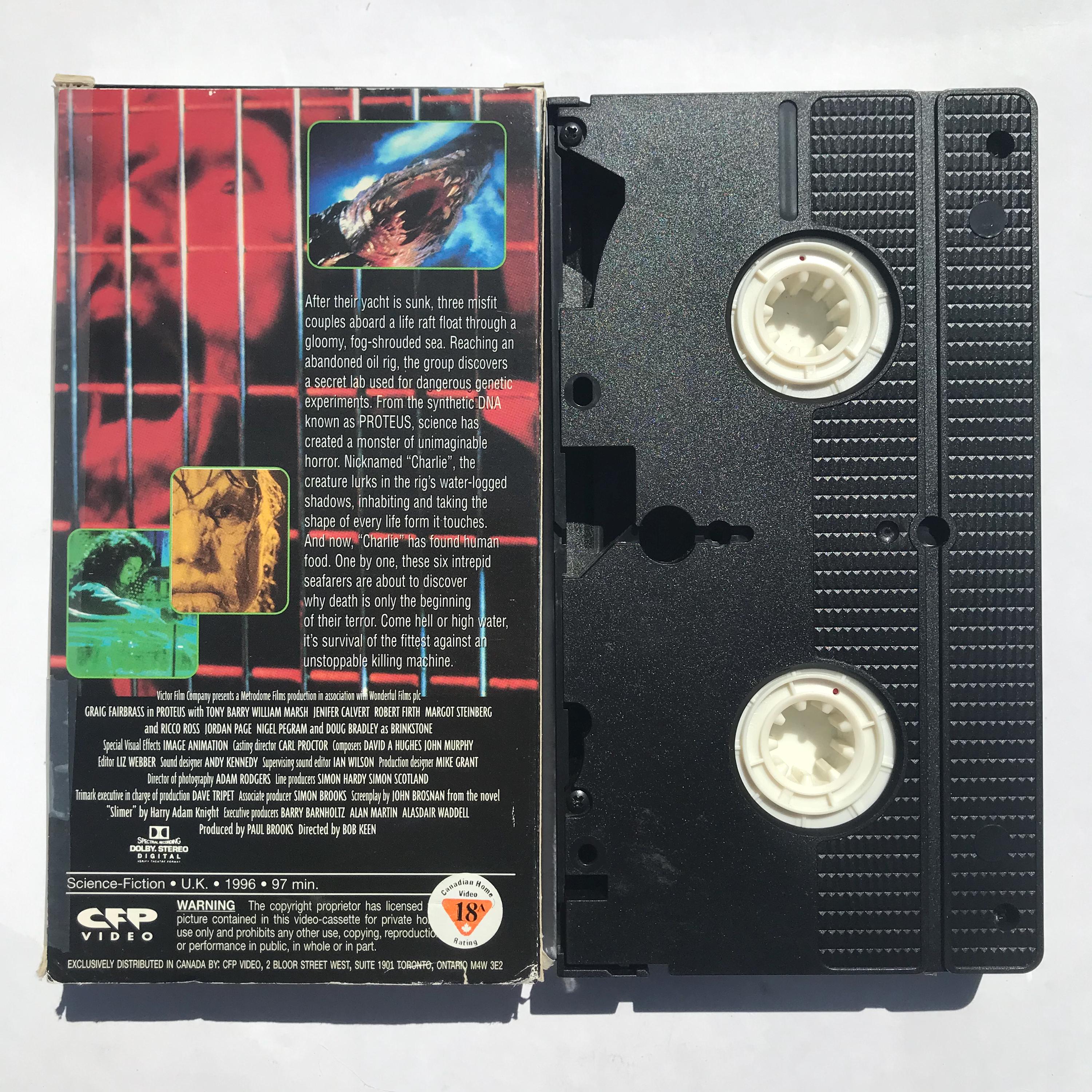 Proteus VHS Tape 90s Horror Sci-fi Monster Movie - Etsy