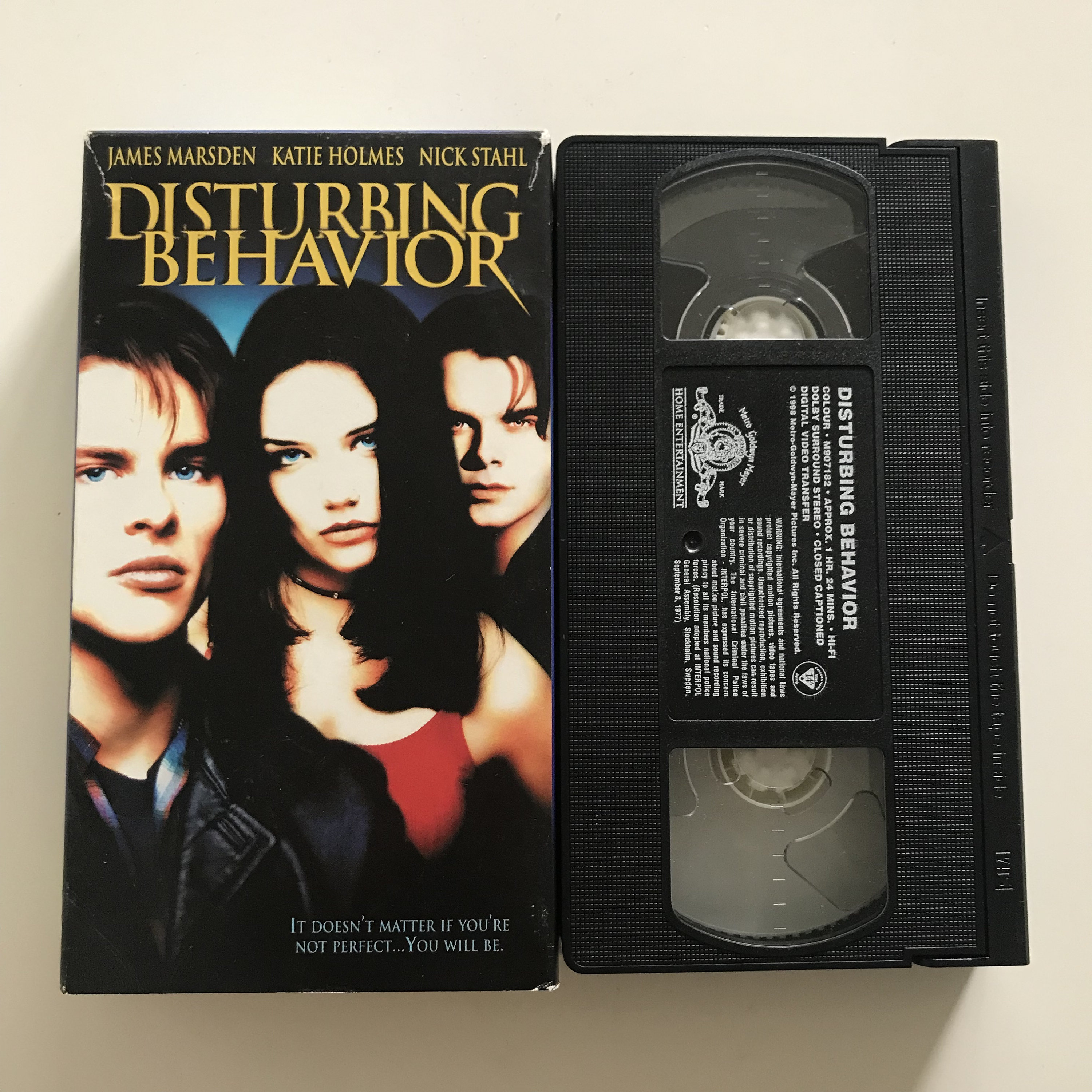 Vintage Disturbing Behavior VHS Tape 90s Horror Thriller - Etsy