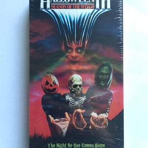 Vintage Halloween III Season of the Witch VHS Tape 80s Horror Cult SEALED