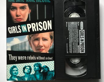 Girls in Prison VHS Tape 90s Anne Heche Ione Sky Retro Women in Prison B-Movie