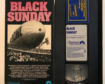 Black Sunday VHS Tape 1977 John Frankenheimer 70s Thriller