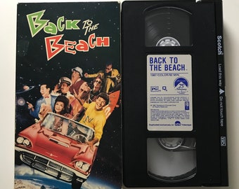 Back to the Beach VHS Tape 80s Nostalgia Comedy Pee-Wee Herman