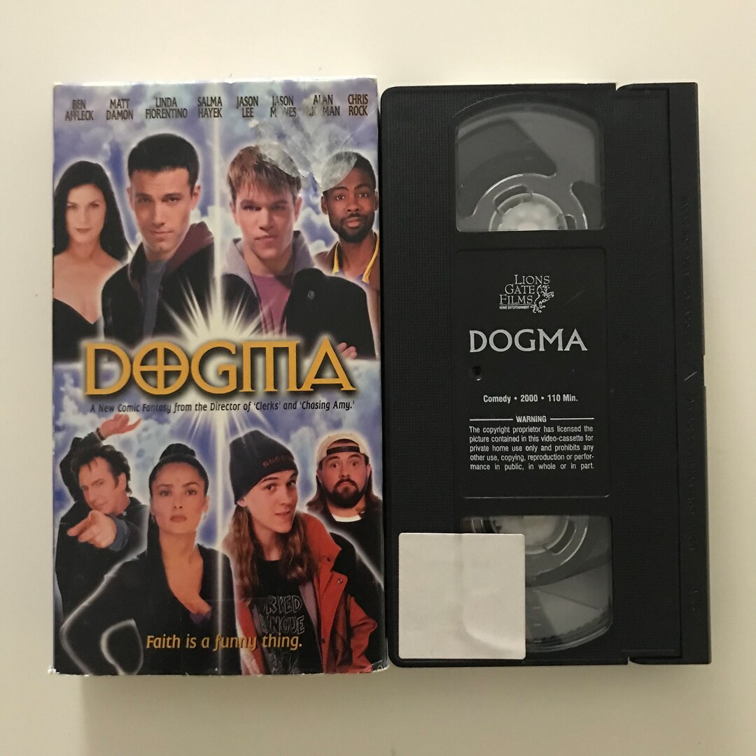 Dogma VHS Tape Original Video 2000 Y2K Kevin Smith Canadian Etsy