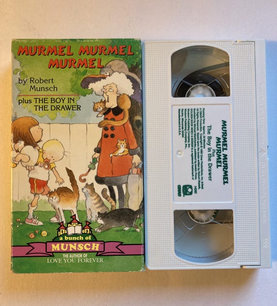 Murmel Murmel Murmel by Robert Munsch VHS Tape Retro 80s 90s Animation Nostalgic Gift