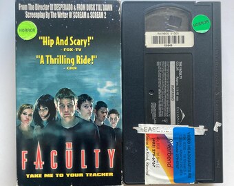 The Faculty VHS Tape 90s Horror Sci-fi Cult Nostalgia