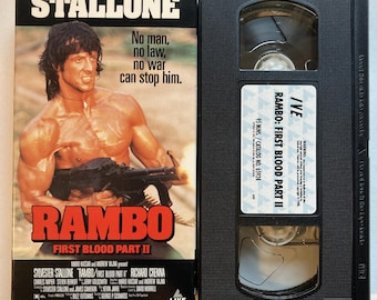 Cassette Jeu Rambo First Blood Part II Sur Sinclair ZX Spectrum 48K - Ocean 1985