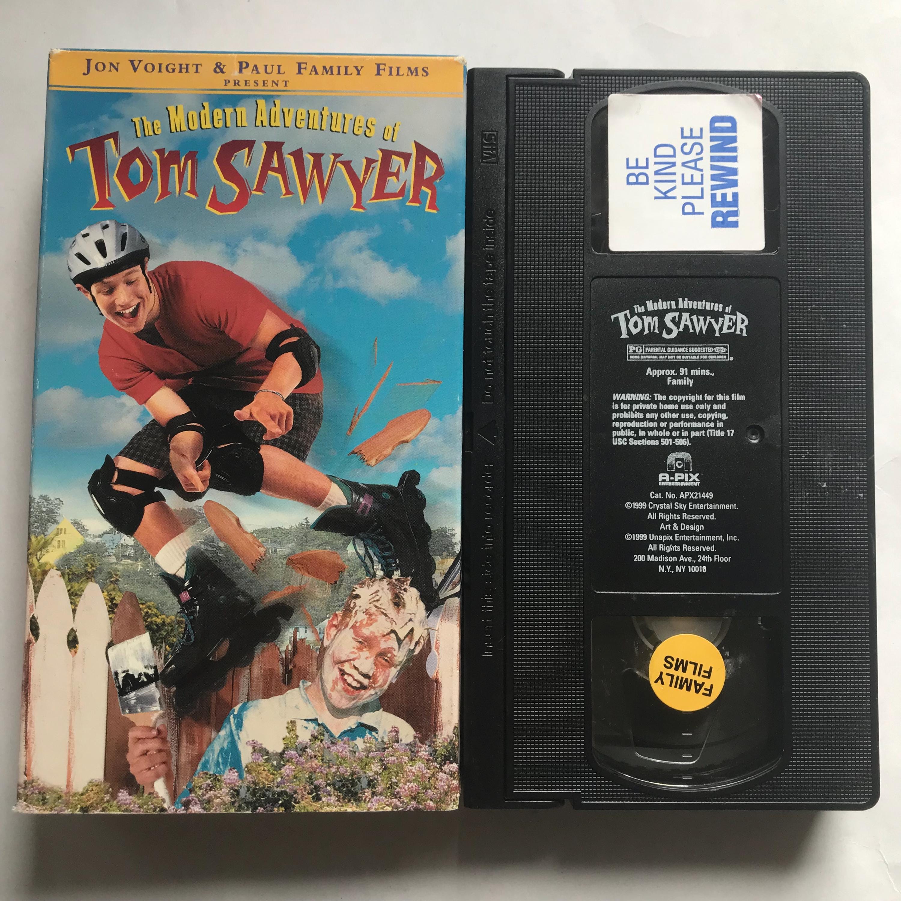 The Modern Adventures of Tom Sawyer VHS Tape 90s Y2K Erik Estrada