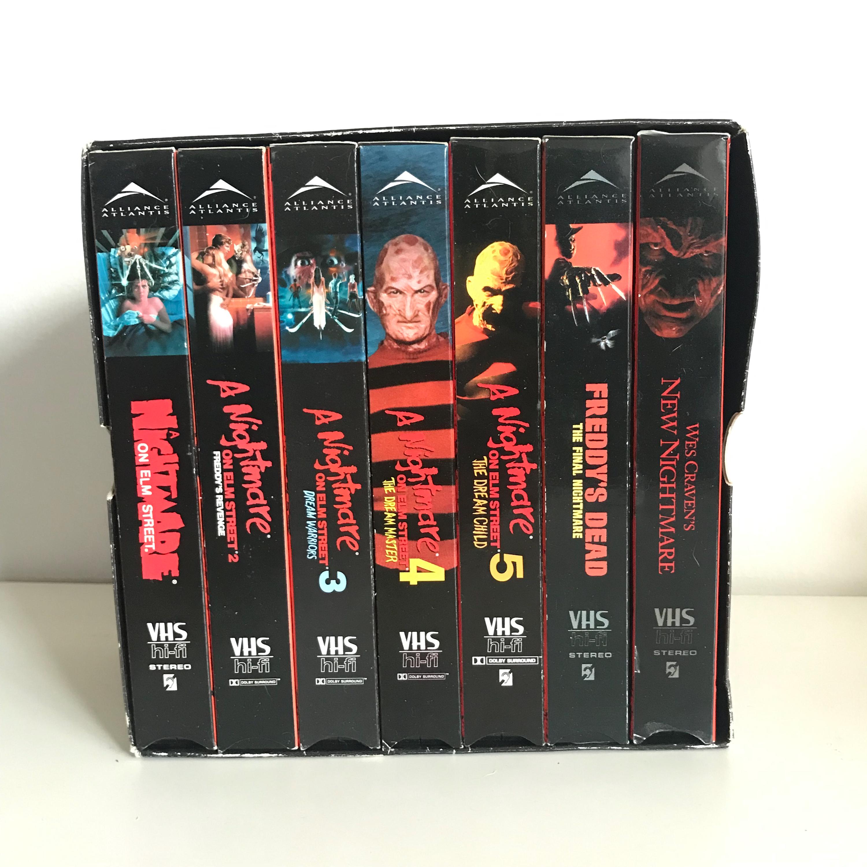 The Nightmare Collection - A Nightmare on Elm Street VHS Box