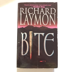 Bite Paperback Book Richard Laymon 1999 90s Horror Novel