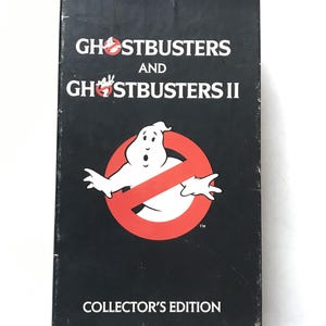 Ghostbusters and Ghostbusters II - Collector&#39;s Edition VHS Set Retro 80s Cult Film Nostalgic Gift