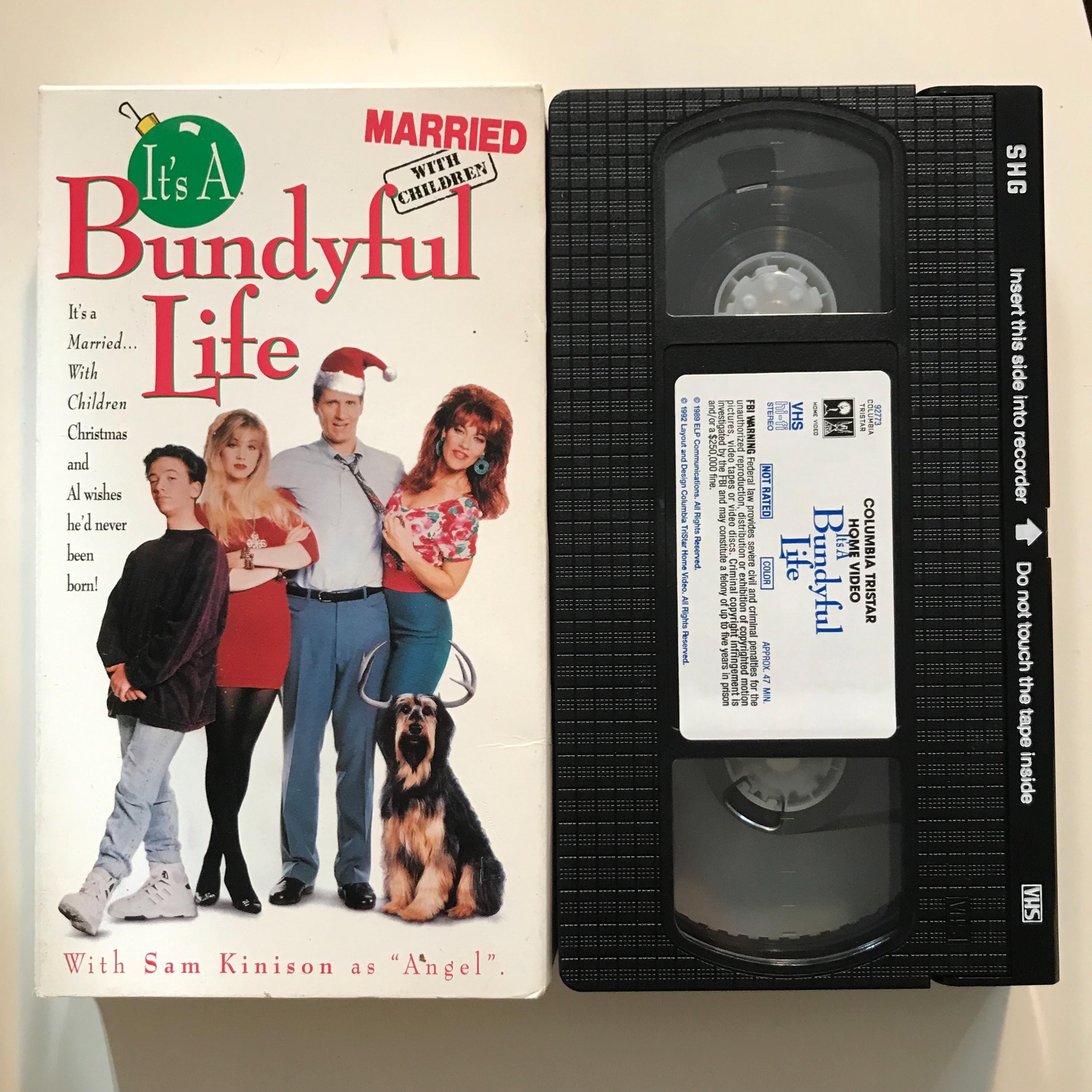 It's A Bundyful Life VHS Tape 80s Married With Children