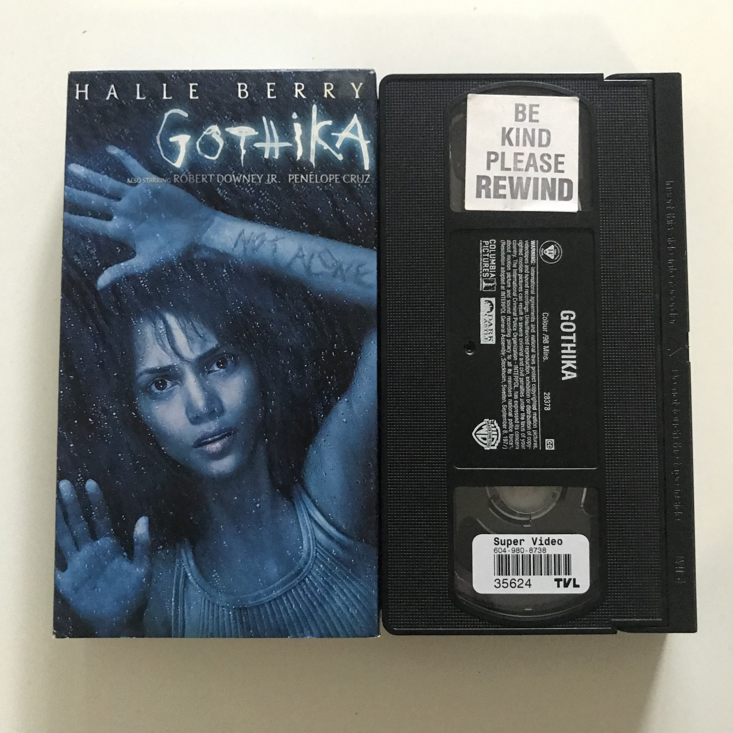 Gothika VHS Tape 2000s Horror Cult Halle Berry Ghost Story - Etsy