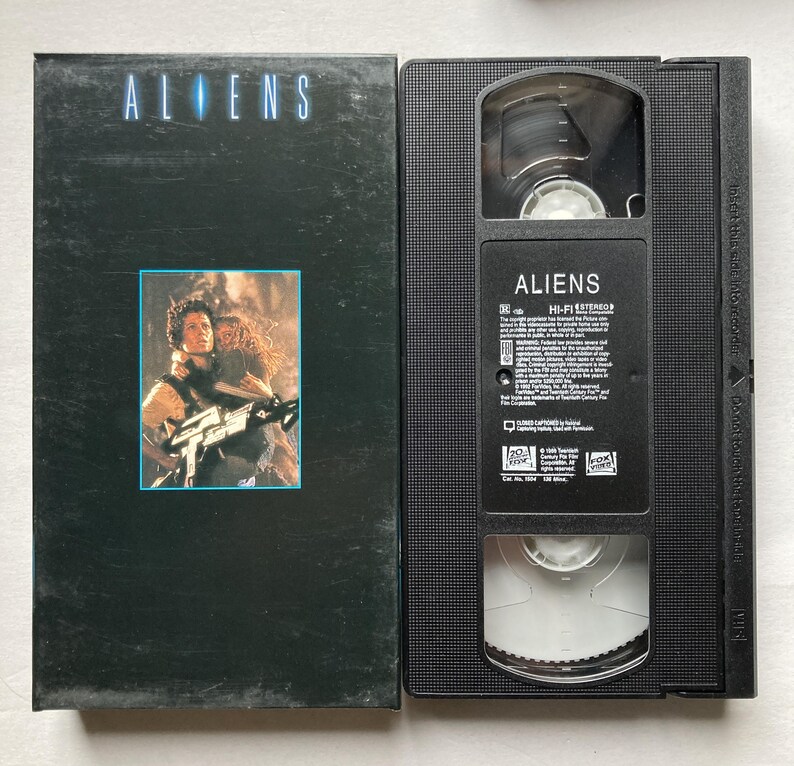 Alien Trilogy VHS Tape Box Set Alien / Aliens / Alien 3 Science Fiction ...