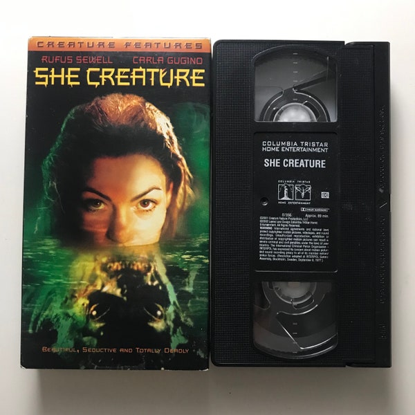 She Creature VHS Tape 2001 Horror Creature Feature Stan Winston