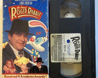 Who Framed Roger Rabbit VHS Tape 80s Nostalgia Animation Cult Film - Etsy