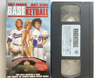 BASEketball VHS Tape 1998 Trey Parker Matt Stone Cult Comedy