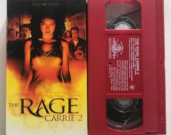 The Rage Carrie 2 VHS Tape 1999 Supernatural Horror Film Sequel