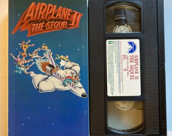 Airplane II The Sequel VHS Tape 80s Cult Spoof Comedy