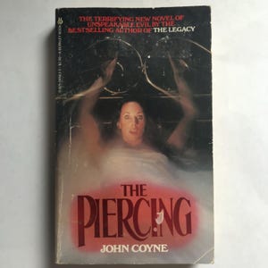 The Piercing Paperback John Coyne 1980 Berkley Books 70s 80s Horror Novel