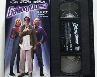 Galaxy Quest VHS Tape 1999 Sci-fi Comedy Tim Allen Sigourney Weaver
