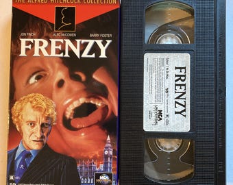Frenzy VHS Tape 1972 Alfred Hitchcock Collection Horror Thriller