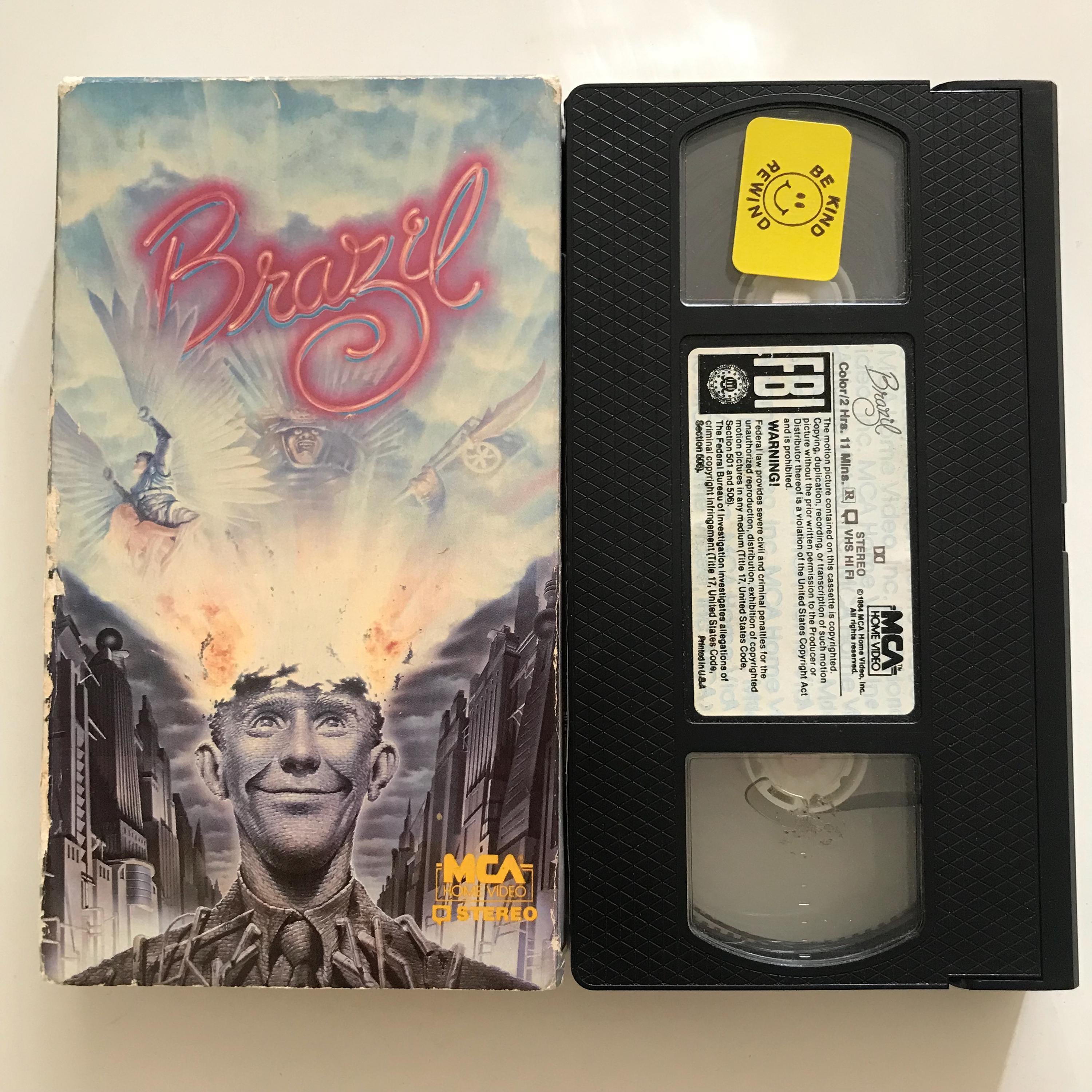 Vintage Brazil VHS Tape 1985 Fantasy Surreal Cult Film Terry