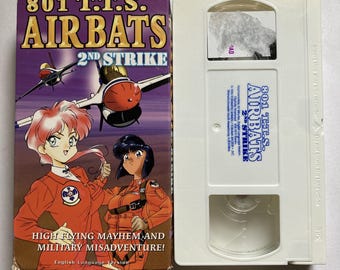 801 T.T.S. Airbats 2nd Strike VHS Tape ADV Films 1996 90s Anime Animation
