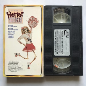 Return to Horror High VHS Tape 80s Slasher Flick Starmaker Video