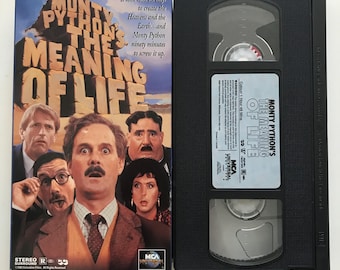 Monty Python's The Meaning of Life VHS 80s British Comedy