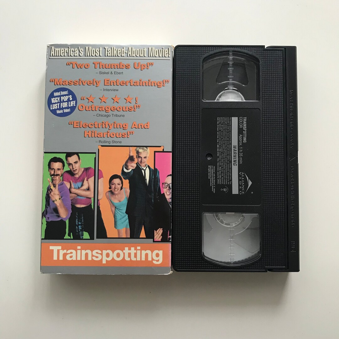 Trainspotting VHS Tape Original 90s Canadian Release Etsy