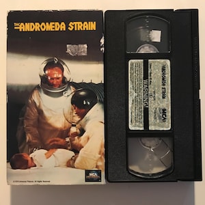 The Andromeda Strain VHS Tape 70s Sci-fi Thriller Michael Crichton