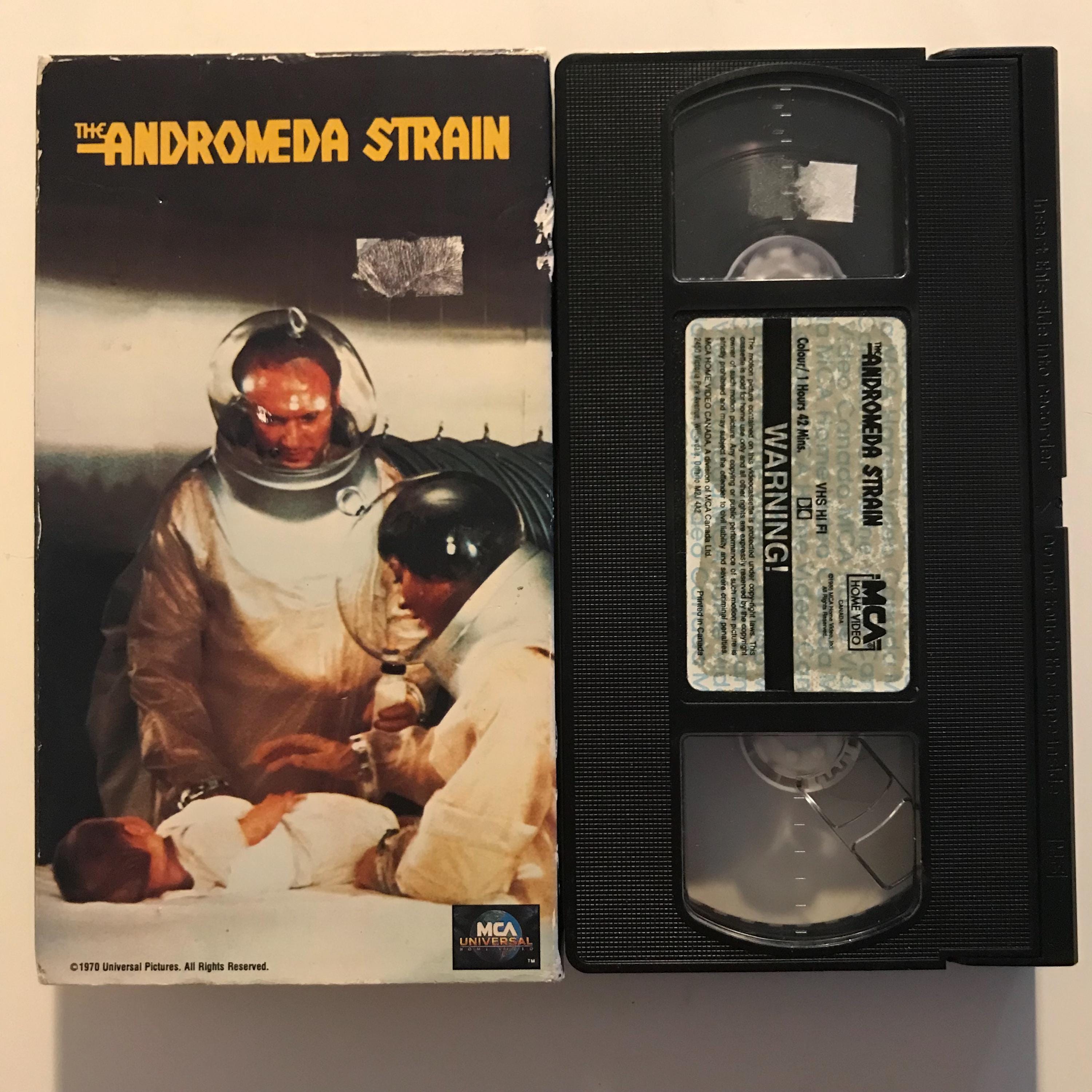 The Andromeda Strain VHS Tape 70s Sci-fi Thriller Michael Crichton - Main Image