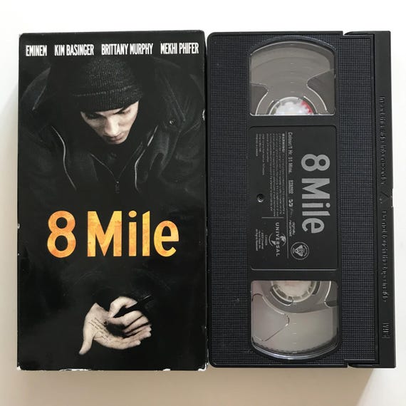 Vintage 8 Mile VHS Tape 2002 Eminem Battle Rap 2000s Nostalgia - Etsy