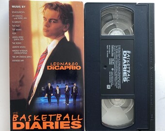 Basketball Diaries VHS Tape 90s Leonardo DiCaprio Jim Carroll