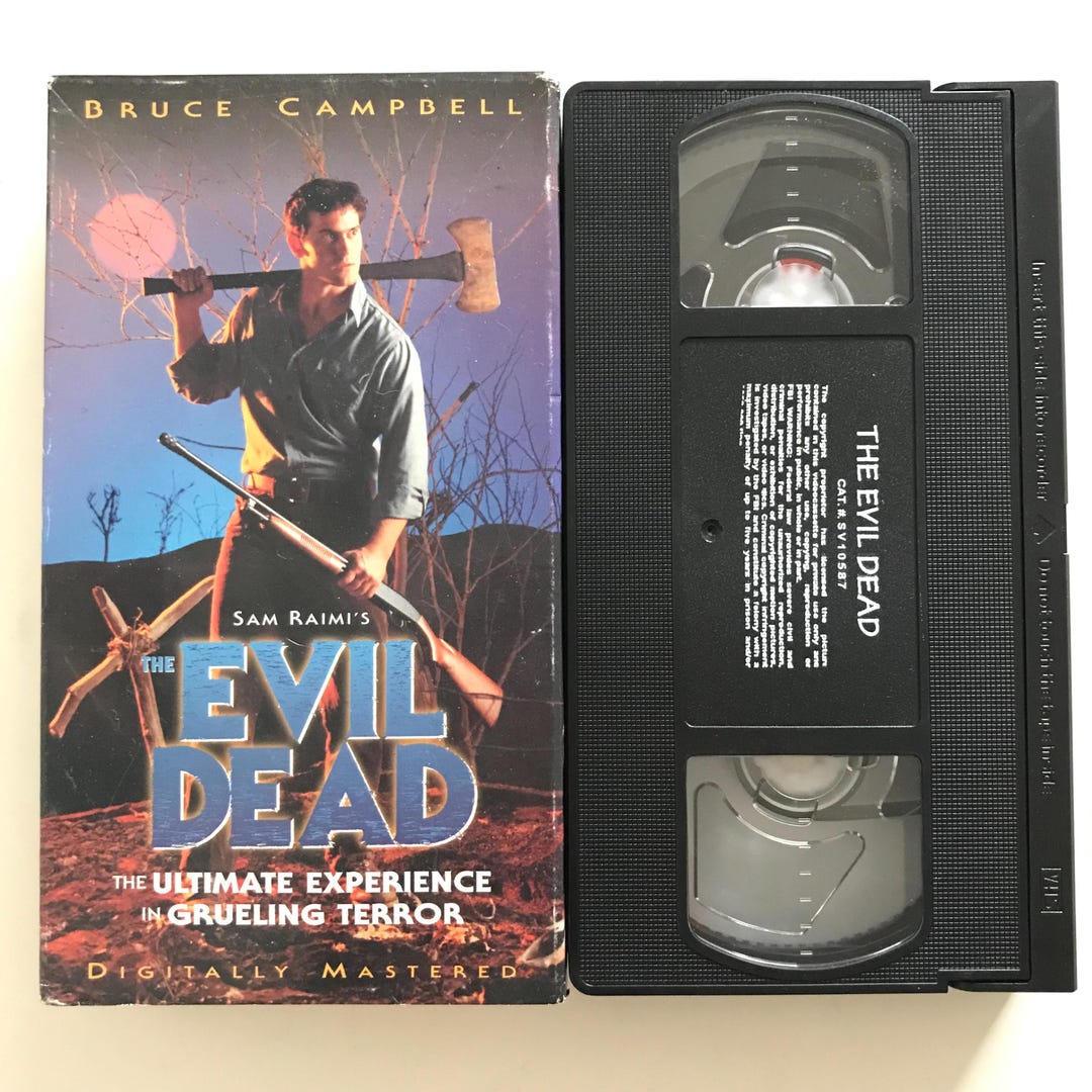 The Evil Dead VHS Tape Retro 80s Horror Gift Cult Video Etsy