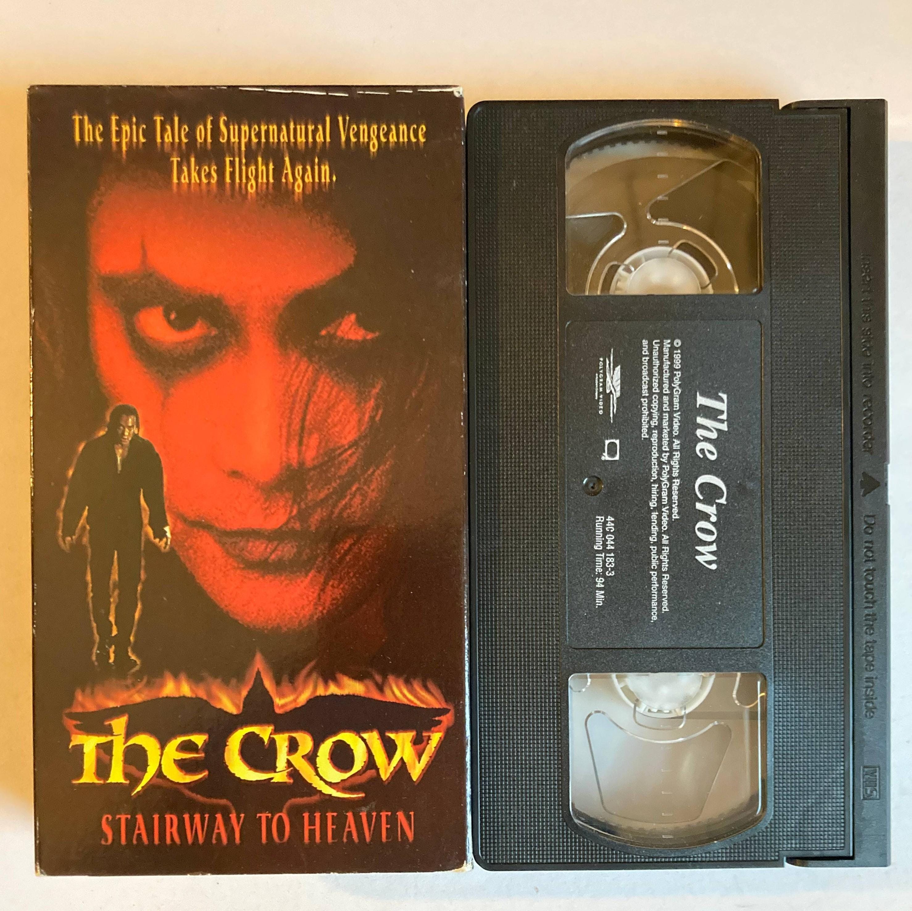 The Crow: Stairway to Heaven VHS Tape 1998 Cult Series Goth Gift