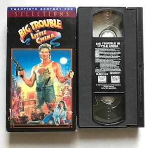 Big Trouble in Little China VHS Tape 80s John Carpenter Cult Film