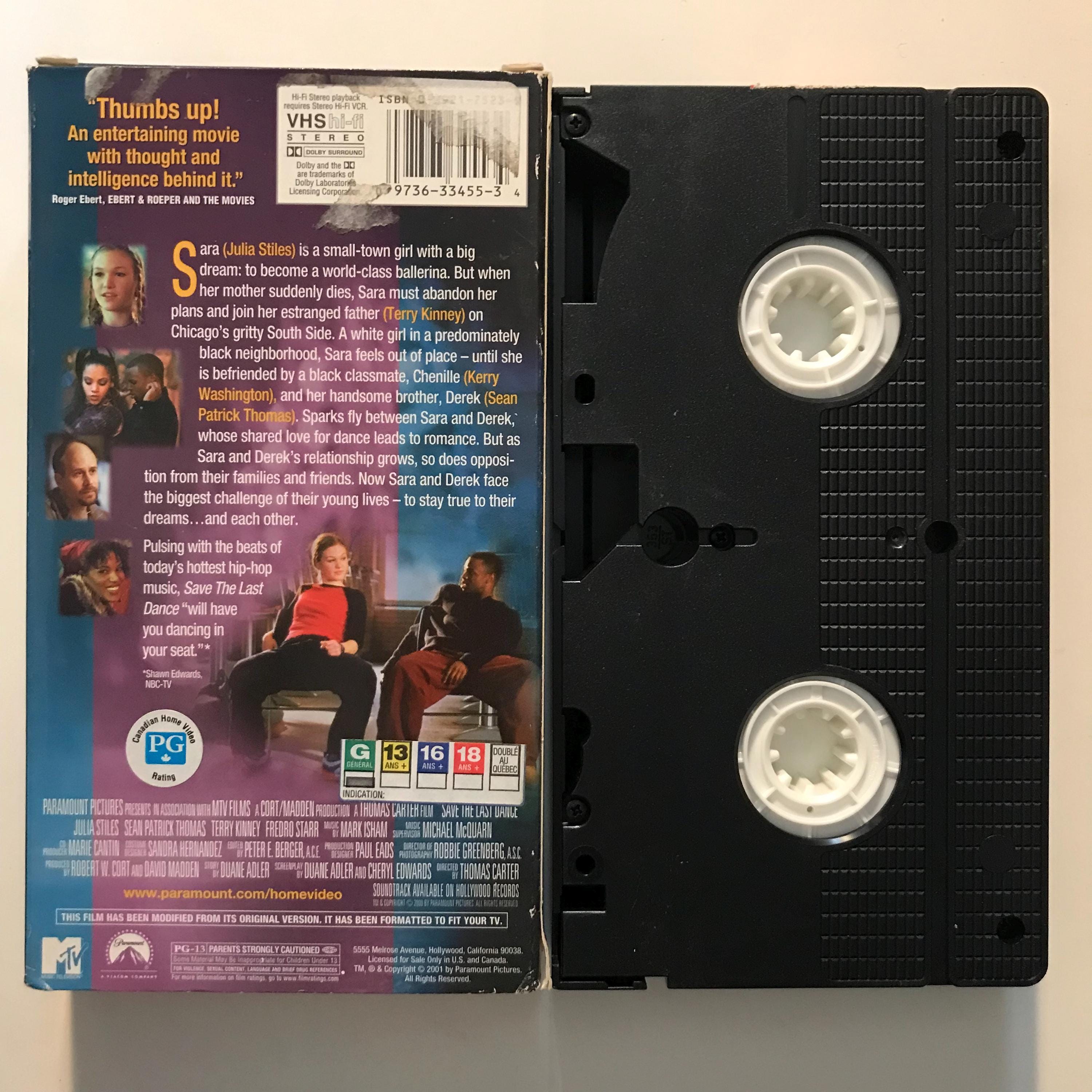 Save the Last Dance VHS Tape Julia Stiles Hip-hop MTV Y2K Gift - Etsy