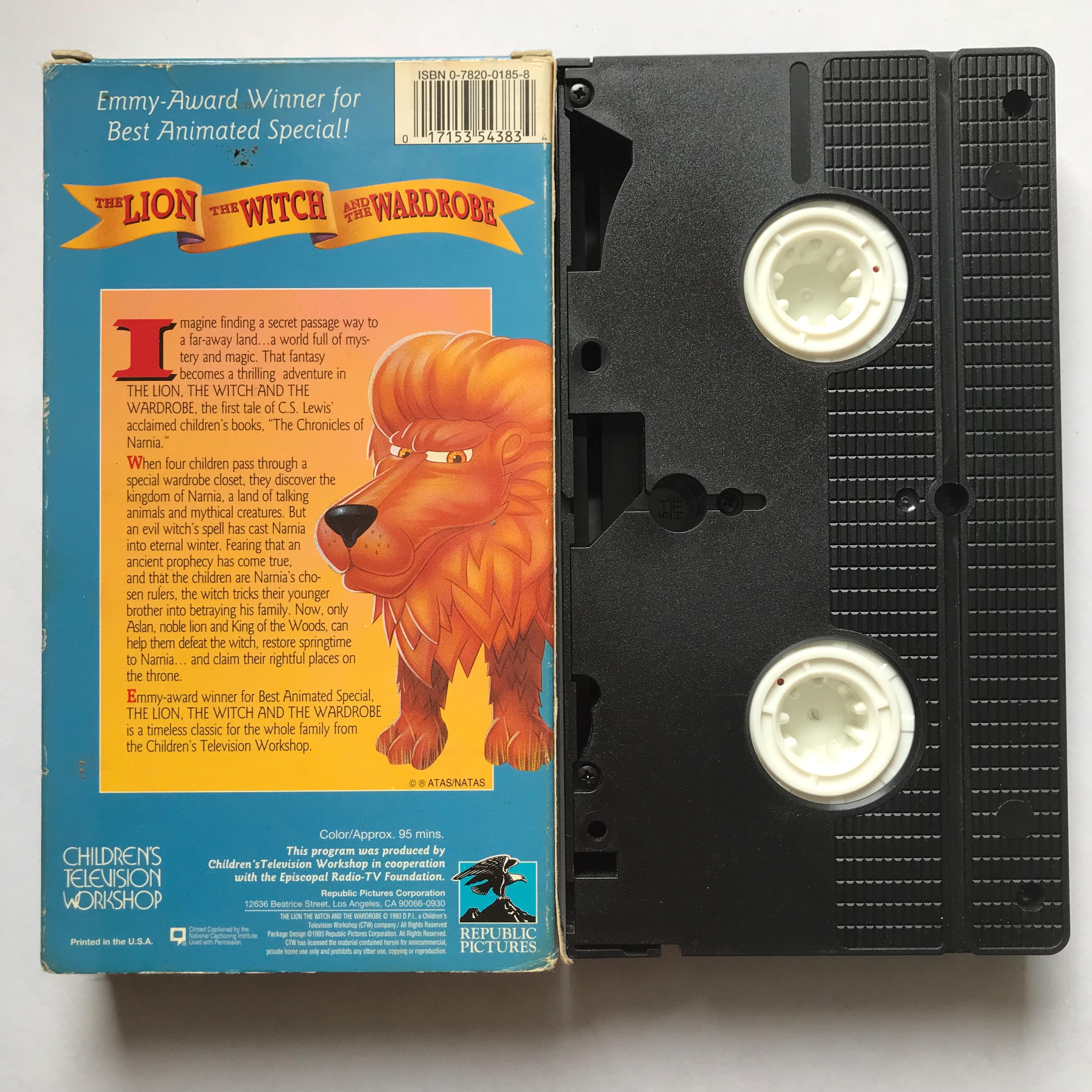 The Lion the Witch and the Wardrobe VHS Tape C.S.