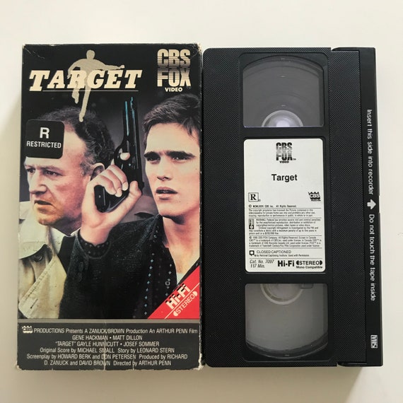 Vintage Target VHS Tape 1985 Thriller Action Gene Hackman Matt